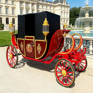 Carrozza Leggera e Facile da Tirare per Tour Panoramici Brevi, <span class=keywords><strong>Passeggiate</strong></span> in Città Antica, Gite sul Lago e Parate Culturali Rurali - Product Image 3