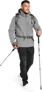 Chaqueta Personalizada para Hombre, Ligera, Resistente al Agua, Chaqueta Deportiva Cortavientos de Invierno con Cierre de Cremallera - Product Image 4