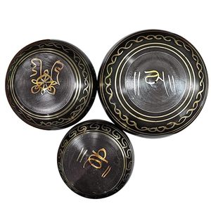 ชามร้องเพลงดีไซน์แบบโบราณทำจากทองเหลืองล้วนมีหลายสีดีไซน์รูปทรง - Product Image 6