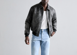 แจ็กเก็ตหนังแกะสำหรับผู้ชายเสื้อแจ็กเก็ตหนังแท้สำหรับฤดูหนาวดีไซน์ล่าสุด - Product Image 2