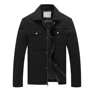 Veste pour homme avec fermeture à glissière Vêtements d'extérieur légers et élégants pour une protection par tous les temps Veste durable pour l'extérieur - Product Image 1