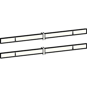 DORMAKABA G-SR Silver Sliding Rail Mounting <b>Plate</b> Set for Sliding <b>Door</b> Brackets - Product Image 1