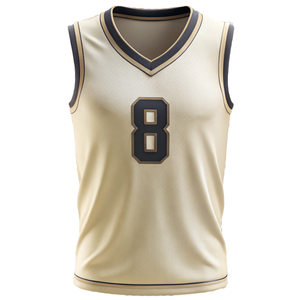 Vente chaude maillot de basket-ball sublimé personnalisé pour hommes 100% Polyester séchage rapide col en v tissu imprimé Technique - Product Image 4