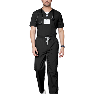 Uniformes de hospital Premium de alta calidad, trajes médicos de sarga, algodón/poliéster Spandex, venta al por mayor disponible para enfermeras - Product Image 1