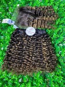 Extensiones de Cabello Humano Natural de Vietnam, Color Piano, Económicas, 100% Remy, Grado 9A-12A, Paquetes con Cierre, Cabello Virgen Brasileño con Cutícula Alineada - Product Image 5