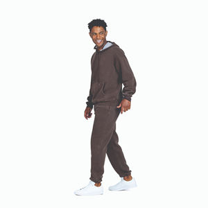 Conjunto de chándal de invierno transpirable de alta calidad de tamaño personalizado para hombre, Jersey, estampado de troncos, venta al por mayor, diseño de moda OEM - Product Image 5