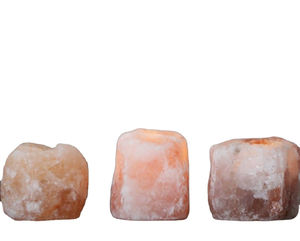 Bougeoirs uniques faits à la main en cristal de sel de l'Himalaya faits à la main faits à la main - Product Image 3