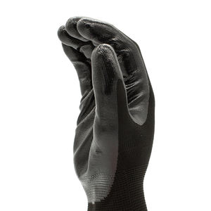 Guantes de Trabajo Resistentes de Poliéster de Calibre 13 con Recubrimiento de Nitrilo Liso Resistente al Aceite para Logística y Embalaje - Product Image 4