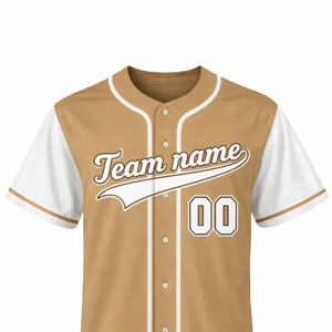 Maillot de baseball d'équipe américaine de qualité supérieure Captens LLC - Tissu en polyester doux, logo personnalisé, durable, respirant, modèle MR-057 - Product Image 1