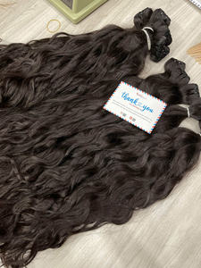 2025 vente d'hiver Extensions de cheveux bruts un donneur ondulé livraison directe dans le monde entier paquets de cheveux humains vietnamiens pour le blanchiment - Product Image 2