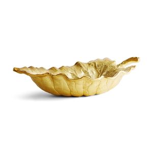 Bol de dattes rond en métal classique avec un look élégant adapté au service de fruits à base de noix et de friandises sucrées spéciales - Product Image 2