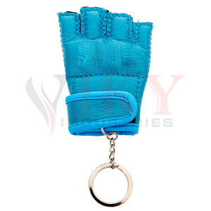 225 Color azul sólido buena venta último producto para tarifa al por mayor guantes de lucha de boxeo hechos a medida llavero - Product Image 1