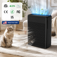 Purificateur d'air HEPA en gros pour foyers multi-animaux : forte désodorisation, élimine urine, litière, fumée, poussière