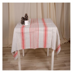 Bande Nappe Lin 100% Coton Couverture Premium Marque Lavable Tissu Élégance Mariages Banquet Moderne et Élégant En Gros - Product Image 3