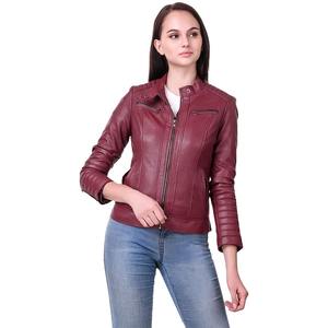 Nouvelles vestes d'hiver pour femmes de haute qualité personnalisées pour l'extérieur, veste en cuir véritable pour femmes 2026 - Product Image 1
