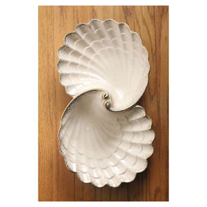 Meilleure qualité grand bol à découper les feuilles en aluminium plaqué or métal écologique décoration de la maison prix peu coûteux - Product Image 2