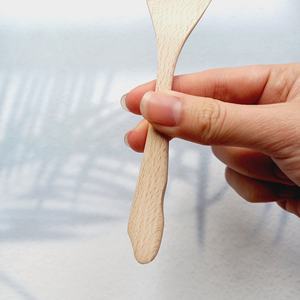 Ensemble de cuillères à soupe personnalisées écologiques, accessoires de cuisine, cuillère en bois pour salade de café, crème glacée, miel du Vietnam - Product Image 5