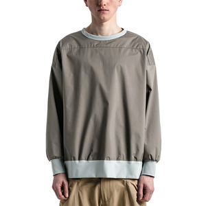 Alta calidad invierno impresión bordado algodón polar 240gsm sólido Regular Fit pulóver logotipo personalizado hombres cuello redondo sudaderas - Product Image 3