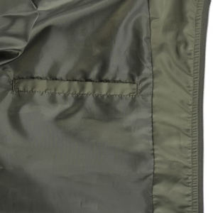 Blouson d'aviateur surdimensionné pour hommes à la mode conception personnalisée col montant couleur unie hiver mode extérieure Style de rue haute - Product Image 6