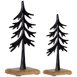 Nouveauté Décoration d'arbre de Noël faite à la main Ornements d'arbre en métal de haute qualité Décoration d'arbre de Noël en bois et en métal - Product Image 3