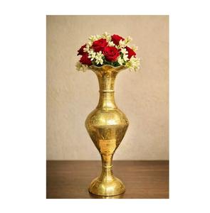 Florero de Metal para Decoración del Hogar, Centro de Mesa Moderno y Elegante para Sala de Estar - Product Image 1