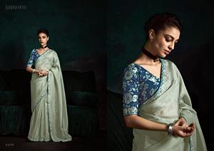 Beau nouveau catalogue de vêtements de fête fantaisie Kimora Rangat Vol-2 Sarees du grossiste de vêtements indiens et pakistanais - Product Image 4
