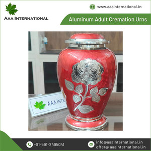 Urnas de cremación de aluminio para adultos, diseño personalizado y tamaño personalizado disponible, fabricante indio de la mejor calidad - Product Image 5