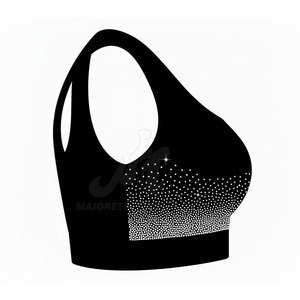 Sujetador deportivo cómodo para cheerleading, top atlético adecuado para entrenamiento, rendimiento y uso activo. - Product Image 4