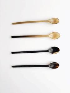 Ustensiles de cuisine en forme de corne cuillères épandeur ensemble de couverts en corne meilleure vaisselle conception de finition personnalisée disponible - Product Image 2