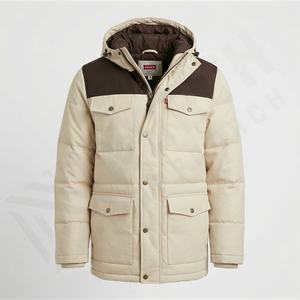Veste parka pour homme à capuche, manteau d'hiver chaud, imperméable, décontracté, vente en gros, nouveau, sport, grande taille, isolé thermiquement - Product Image 1