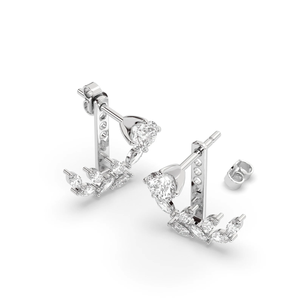 Pendiente de diamante de moissanita con forma de marquesa de oro de 10 quilates de moda para mujer romántica para celebraciones de fiesta de elegancia diaria gran regalo - Product Image 6