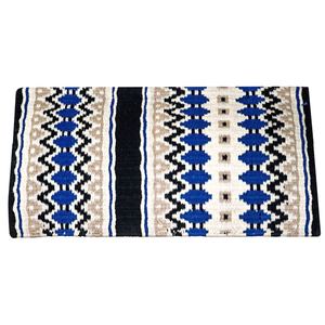 Western Show Horse Saddle Blanket Diseño de Nueva Zelanda Manta de sillín de lana hecha a mano Top Wool Saddle Pad Size - Product Image 1