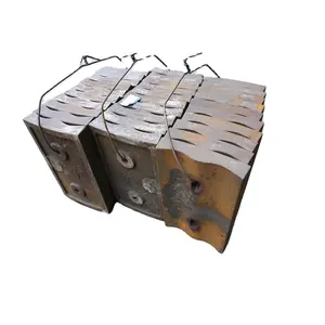 Revestimiento de carcasa de fundición de alto manganeso para trituradora de mandíbula, piezas de repuesto para trituradora de minería