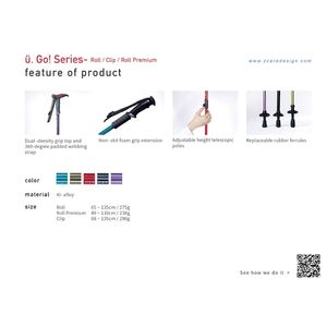 Barra en T de aleación AL, bastón para senderismo, bastón para senderismo - Product Image 6