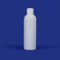 Botella Redonda de HDPE para Champú y Aceites, Recargable, Resistente a Fugas, Envase de Plástico Duradero con Tapa de Rosca Segura para Champú y Aceites Capilares