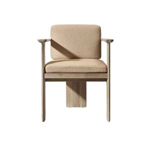 Nordhaven The Addison Modern Outdoor Teak <b>Dining</b> Chair Luxury Garden Patio <b>Armchair</b> Solid Wood Furniture collection - Product Image 4
