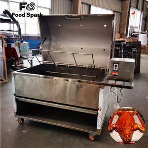 Poêle à Barbecue à charbon <span class=keywords><strong>de</strong></span> bois brésilien pour barbecue extérieur/four à <span class=keywords><strong>cochon</strong></span> <span class=keywords><strong>de</strong></span> <span class=keywords><strong>lait</strong></span> rôti sans fumée/Machine à rôtir la dinde rotative - Product Image 2