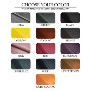 Etiquetas de equipaje de cuero personalizadas, bolsa de regalo para viajeros, etiquetas de cuero para bolsos, la mejor calidad 100%, - Product Image 3