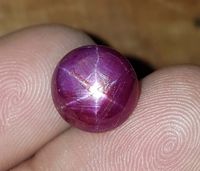 Pierre précieuse naturelle en rubis étoilé violet, cabochon fait main, qualité supérieure, pierre de naissance de juillet, vente en gros, haute précision, haute qualité, 8x8mm