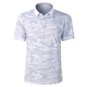 T-shirts polo pour hommes 100% coton décontracté en gros OEM Service personnalisé avec logo uni à manches courtes imprimé - Product Image 1