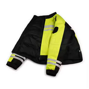 Chaqueta de Trabajo Protectora de Alta Visibilidad Reflectante y Elegante para Hombre, para Trabajos de Construcción y Labor Industriales al Aire Libre - Product Image 3