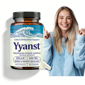 Cápsulas de Magnesio de Alta Calidad de Marca Privada para Adelgazar y Quemar Grasa, Mejoran la Digestión, Reducen el Apetito, Favorecen la Calma y la Relajación - Product Image 1