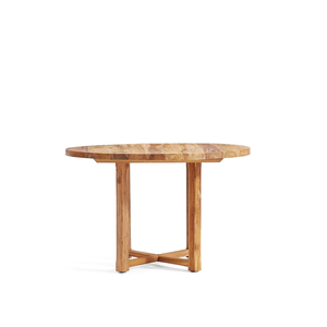 Table à manger en bois de teck massif pour villa à la ferme Design moderne de luxe Imperméable de haute qualité Mobilier d'intérieur et d'extérieur pour la maison - Product Image 2