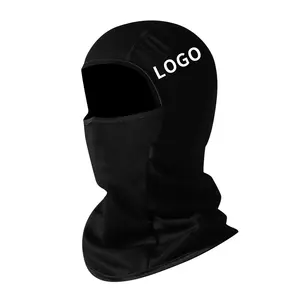 Masque facial en maille de tissu de nouvelle conception de qualité supérieure OEM cagoule Logo personnalisé cyclisme pêche chapeau intégral hommes femmes