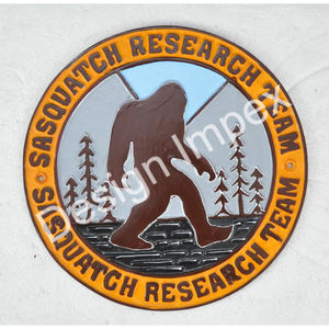 Panneau mural décoratif en fonte Big Foot, fournisseur et fabricant de panneaux métalliques de bonne qualité, drapeau américain et homme primitif - Product Image 5