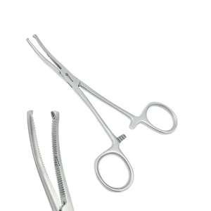 High Quality Rochester-Oschner (Kocher) Forceps 5.5 (14cm) Straight Serrated 1x2 Teeth Reliable Grasping Tool for Surgical - Product Image 2