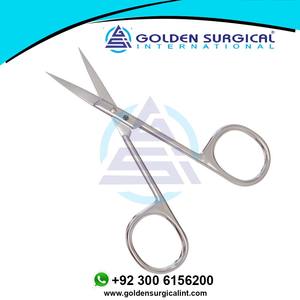 กรรไกรตัดหนังกำพร้าแบบโค้ง สแตนเลส สำหรับมืออาชีพ ทำเล็บมือและเล็บเท้า |   กรรไกรตัดเล็บปลายแหลมพิเศษ - Product Image 2