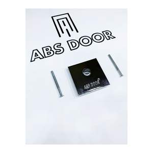 ABSDOOR - Placa de Puerta de Acero de Estilo Industrial, Color Plateado Brillante, con Función Protectora, Garantía de 1 Año, Fabricada en Turquía - Product Image 1
