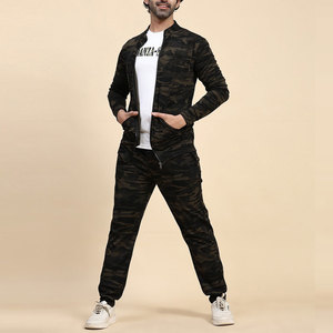 Premium Cotton Polyester Made Full Sleeved <b>Camouflage</b> Tracksuits 2025 New Arrival Hot Selling Zipper Camo Tracksuit - Product Image 6