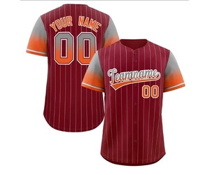 Maillot de baseball unisexe rose personnalisé à manches courtes, respirant, 100 % polyester, imprimé par transfert thermique, nom et numéro de l'équipe, protection UV - Product Image 5